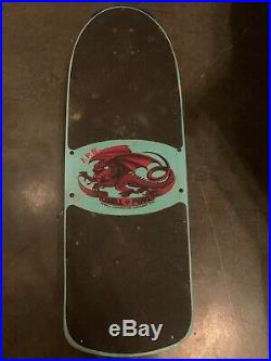 Powell Peralta Vato Rat Bones complete skateboard deck blue 1980s original