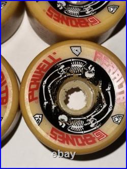 Powell Peralta Vintage G Bones Skateboard Wheels Original NEAR NOS Rare NATURAL