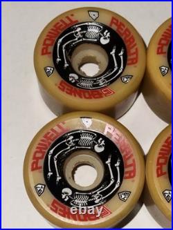 Powell Peralta Vintage G Bones Skateboard Wheels Original NEAR NOS Rare NATURAL