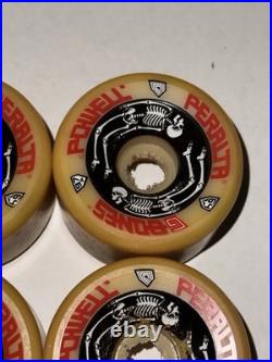 Powell Peralta Vintage G Bones Skateboard Wheels Original NEAR NOS Rare NATURAL