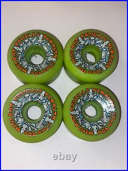 Powell Peralta Vintage NOS Mini Rats Skateboard Wheels Green 57mm 90a 80's OG