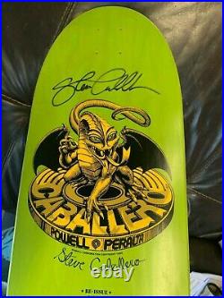 Powell Peralta signed Steve Caballero Skateboard Deck 2005