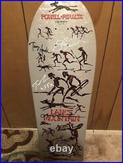 Powell peralta Lance mountain 2005 signed by bones brigade