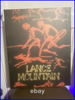 Powell peralta lance mountain 16x20 photo canvas print 80's vintage banner