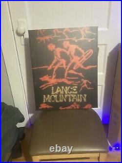 Powell peralta lance mountain 16x20 photo canvas print 80's vintage banner