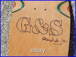 Prostar 500 NEW Rare Autographed by Floyd G&S Gordon and Smith Skateboard Deck