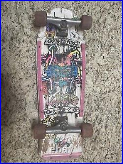 RARE 1987 Vintage Skateboard Schmitt John Lucero X2