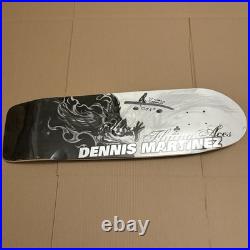 RARE G&S Flying Aces Autographed By Dennis Martinez Skate Deck 9 x 31.75