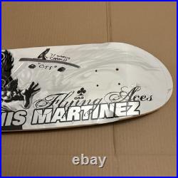 RARE G&S Flying Aces Autographed By Dennis Martinez Skate Deck 9 x 31.75