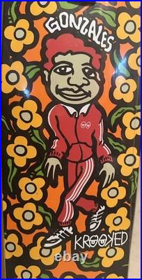RARE MARK GONZALES GONZ N ROSES KROOKED Skateboard Deck First Edition Early 2k