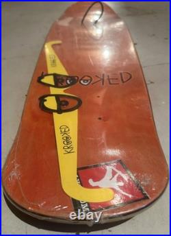 RARE MARK GONZALES GONZ N ROSES KROOKED Skateboard Deck First Edition Early 2k