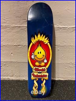 RARE NOS! Vintage World Industries Flameboy Debut Skateboard Team Deck 7.5x31