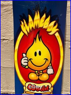 RARE NOS! Vintage World Industries Flameboy Debut Skateboard Team Deck 7.5x31