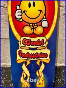 RARE NOS! Vintage World Industries Flameboy Debut Skateboard Team Deck 7.5x31