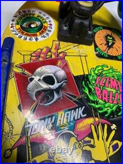 RARE OG 1986 YELLOW Billy Ruff G & S Puppet Bomb Skateboard Deck