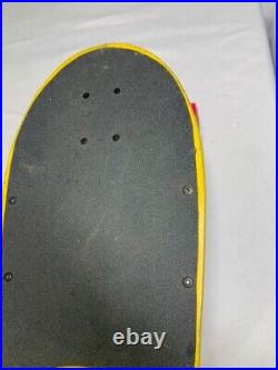 RARE OG 1986 YELLOW Billy Ruff G & S Puppet Bomb Skateboard Deck