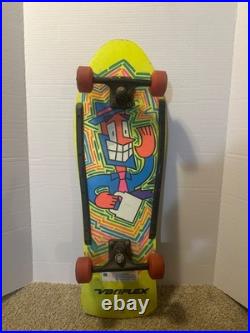 RARE Retro 80s XP Series Variflex California Face Skateboard