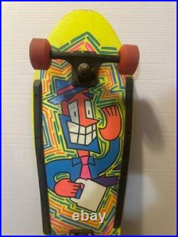 RARE Retro 80s XP Series Variflex California Face Skateboard