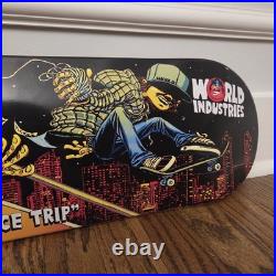 RARE Signed World Industries Ronson Lambert Skateboard Deck Have A Nice Trip VTG
