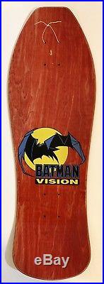 RARE Vintage 1989 Vision Batman Skateboard Deck NOS VSW Vision Street Wear