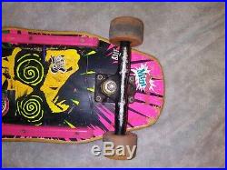 RARE Vintage 80's All Original Vision Psycho Stick Skateboard Gullwing Trucks