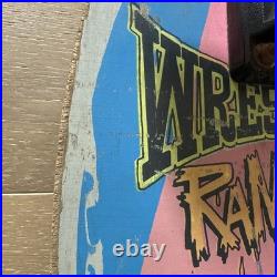 RARE Vintage 80s Valterra Wrestling Rampage Skateboard Skaters vs Wrestlers