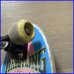 RARE Vintage 80s Valterra Wrestling Rampage Skateboard Skaters vs Wrestlers