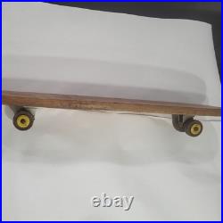 RARE Vintage Antique Wood Wooden Sidewalk Skateboard Surfboard Hawaiian Surf