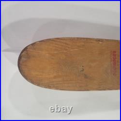 RARE Vintage Antique Wood Wooden Sidewalk Skateboard Surfboard Hawaiian Surf