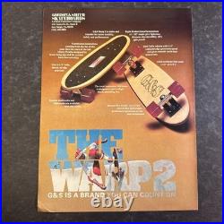 RARE Vintage G&S Stacy Peralta'Warptail 2' Skateboard (1970s)