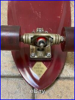 RARE Vintage Ick Stick Skateboard Complete, Gull Wing Splits, RR4s Original 70s