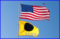 RARE Vintage Original 1960s California SURFING No Surf BLACK BALL Beach FLAG