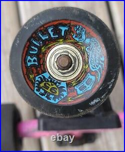 RARE! Vintage Pink Gullwing Super Pro III Skateboard Trucks Santa Cruz Bullets