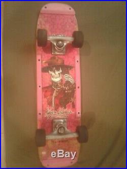 RARE Vintage Powell Peralta Kevin Harris complete Freestyle skateboard -HOT PINK