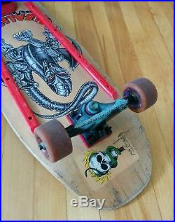 RARE Vintage Powell Peralta Steve Caballero Mechanical Dragon 7 Ply Skateboard