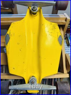 RARE Vintage Techni-Ski Street Ski Skiing Skate Board Magnesium Skateboard Metal