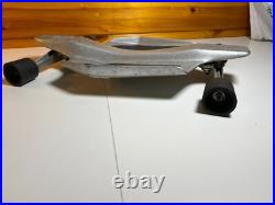 RARE Vintage Techni-Ski Street Ski Skiing Skate Board Magnesium Skateboard Metal
