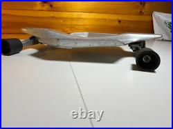 RARE Vintage Techni-Ski Street Ski Skiing Skate Board Magnesium Skateboard Metal