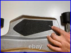 RARE Vintage Techni-Ski Street Ski Skiing Skate Board Magnesium Skateboard Metal