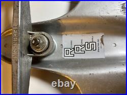 RARE Vintage Techni-Ski Street Ski Skiing Skate Board Magnesium Skateboard Metal