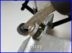 RARE Vintage Techni-Ski Street Ski Skiing Skate Board Magnesium Skateboard Metal