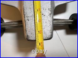 RARE Vintage Techni-Ski Street Ski Skiing Skate Board Magnesium Skateboard Metal