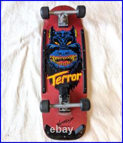RARE Vintage Variflex Concave Terror Skateboard Original 1980's Collectors Grail