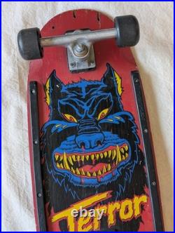 RARE Vintage Variflex Concave Terror Skateboard Original 1980's Collectors Grail