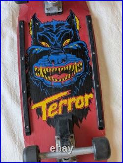 RARE Vintage Variflex Concave Terror Skateboard Original 1980's Collectors Grail