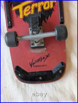 RARE Vintage Variflex Concave Terror Skateboard Original 1980's Collectors Grail