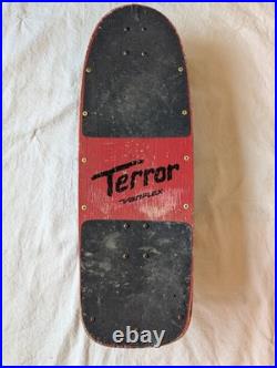 RARE Vintage Variflex Concave Terror Skateboard Original 1980's Collectors Grail