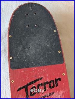 RARE Vintage Variflex Concave Terror Skateboard Original 1980's Collectors Grail