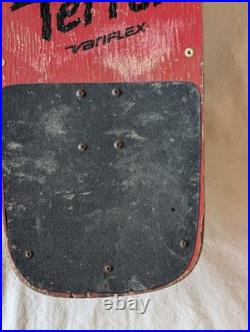 RARE Vintage Variflex Concave Terror Skateboard Original 1980's Collectors Grail