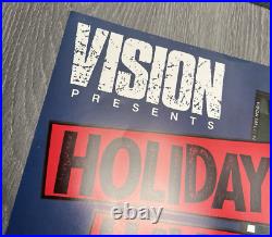 RARE Vision Street Wear 1986 Holiday Havoc Poster Skateboarding Anaheim SIGNED